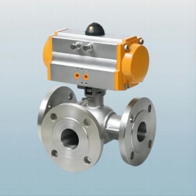 T-Junction 3 ways  Electric Ball Valve stainless motorized ball valve