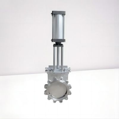 High quality flange knife gate valve pneumatic stainless steel knife gate valve