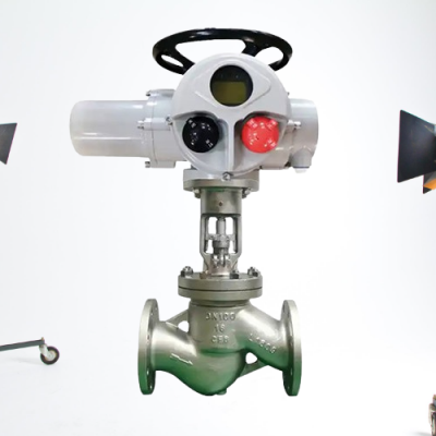 DN50 Double Flanged On/off Type Electric Globe Valve