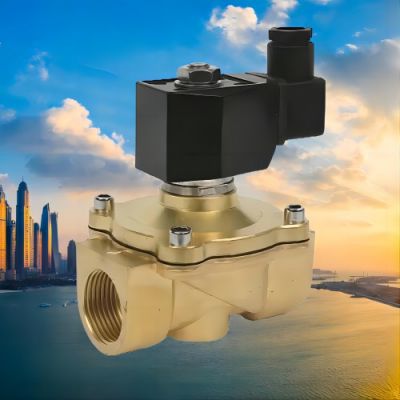 Manufacturer Direct Operaed 2 Ports Water Fuel Automatic Control Solenoid Valve